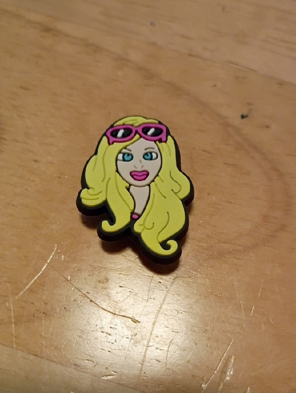 10 for $10 Jibbitz Croc Charms - Barbie Blonde & Pink 4 - New Shoe Charm